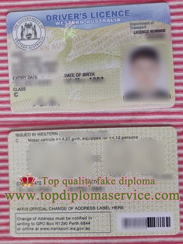 Western Australia driver's licence, Western Australia fake ID, Western Australia driver's licence, Western Australia fake ID,