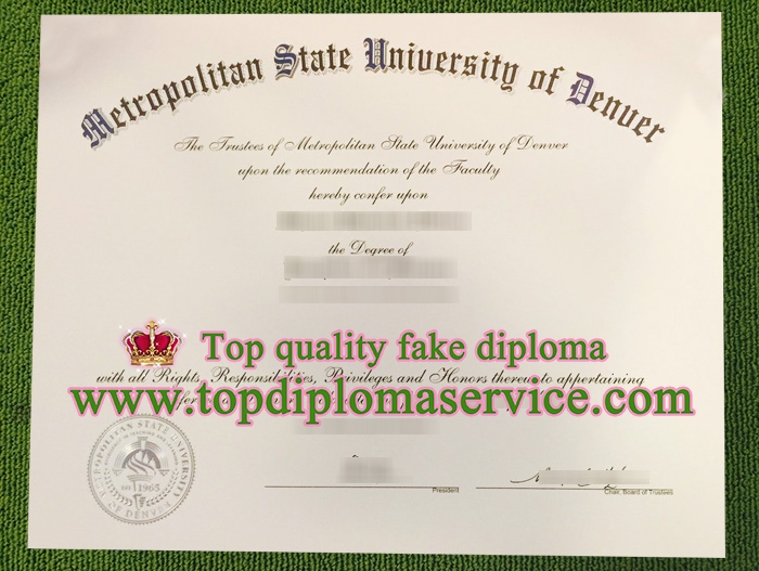 Metropolitan State University fake diploma, Metropolitan State University certificate,