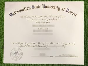 Metropolitan State University fake diploma, Metropolitan State University certificate,