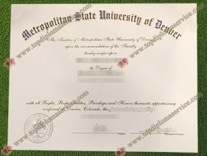 Metropolitan State University fake diploma, Metropolitan State University certificate,