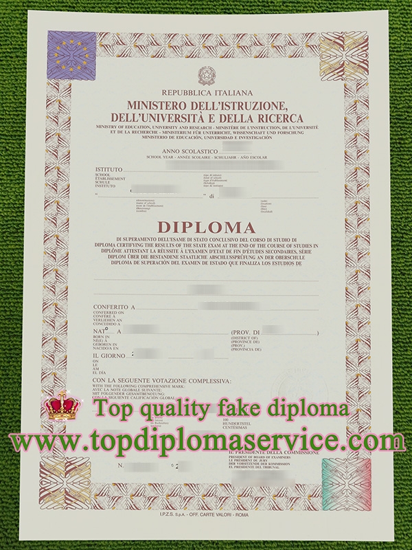 Ministero dell'Istruzione diploma, Ministero dell'Istruzione dell'Università e della Ricerca diploma,