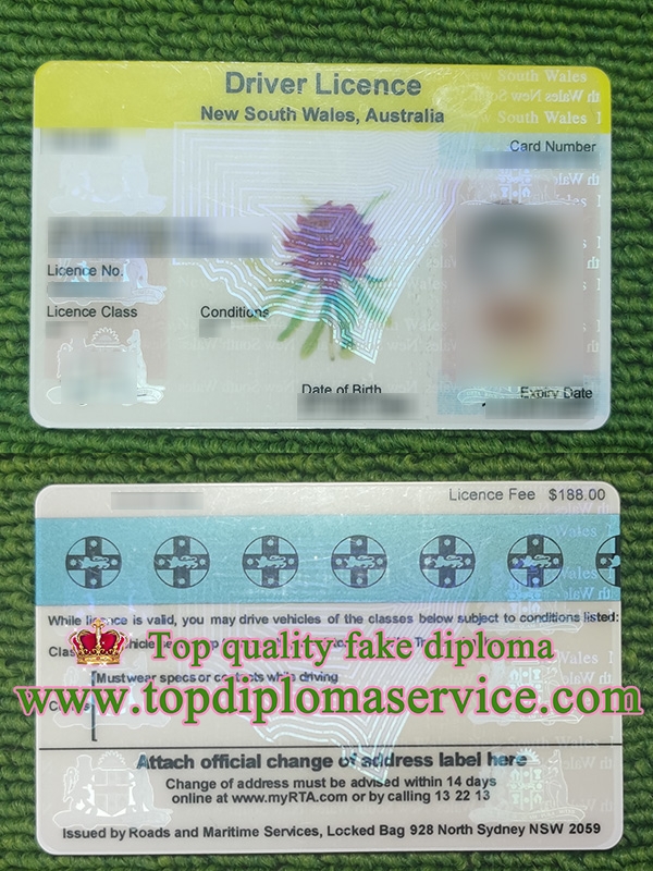 NSW driver licence, New South Wales fake ID,