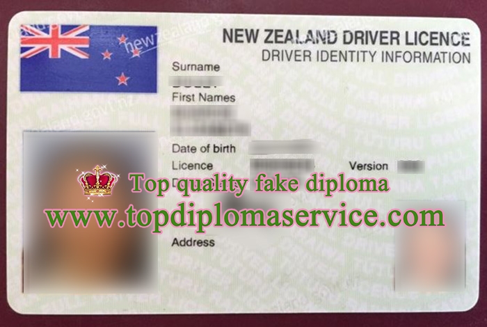 New zealand driver licence, New Zealand fake ID,