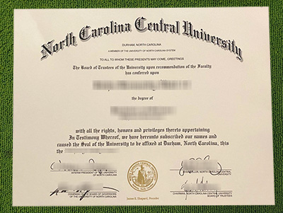 Read more about the article Is it reliable to order fake North Carolina Central University diploma