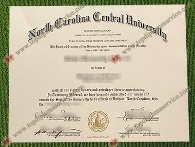 Read more about the article Is it reliable to order fake North Carolina Central University diploma