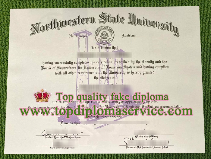 Northwestern State University fake diploma,