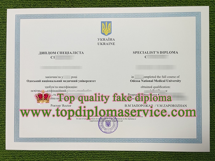 Odessa National Medical University degree, Odessa National Medical University diploma,