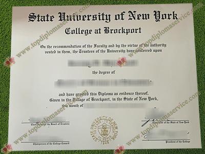 Read more about the article Useful tips to make fake SUNY Brockport diploma in New York