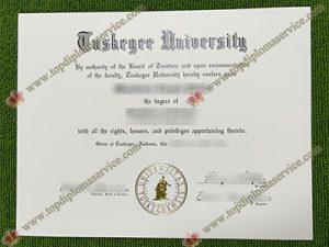 Tuskegee University diploma, Tuskegee University certificate,