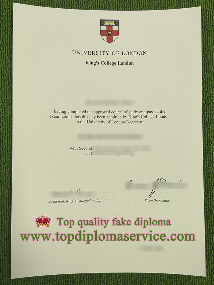 King's College London degree, fake KCL diploma,