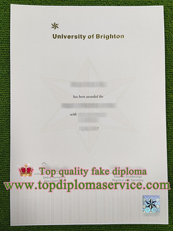 University of Brighton degree, fake University of Brighton diploma,