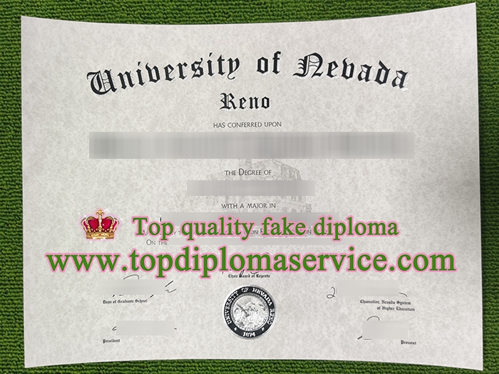 University of Nevada Reno diploma, University of Nevada Reno degree,