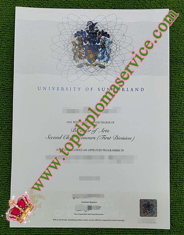 fake University of Sunderland degree,