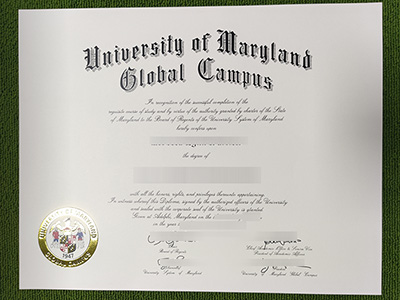University of Maryland Global Campus diploma, fake UMGC diploma,
