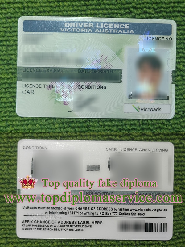 Victoria driver licence, Victoria fake ID,