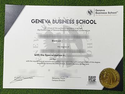 Geneva Business School diploma, Geneva Business School MBA degree,