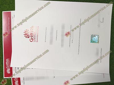 Griffith University degree certificate,