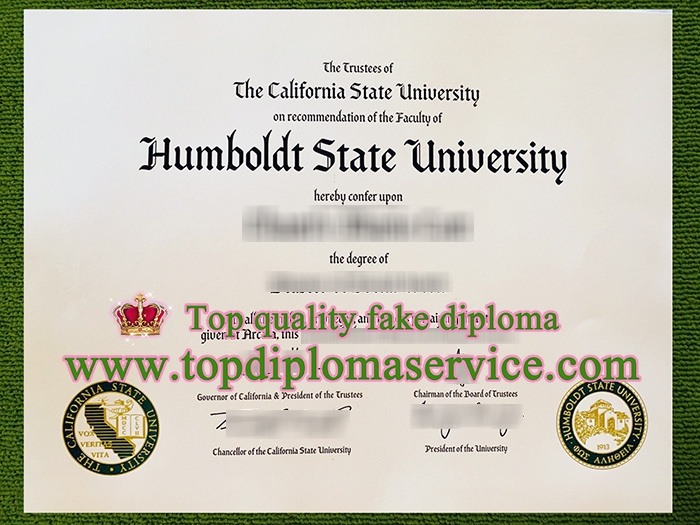 Humboldt State University diploma, Cal Poly Humboldt diploma,