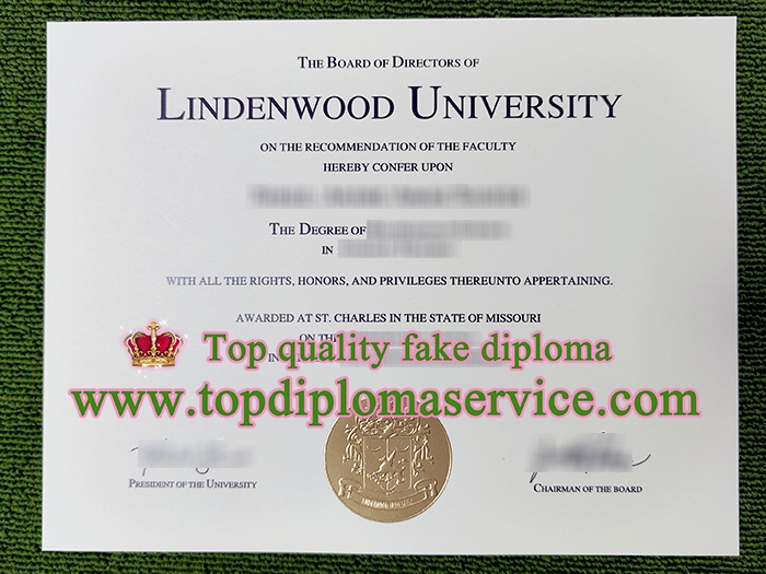 Lindenwood University diploma, fake Lindenwood University certificate,