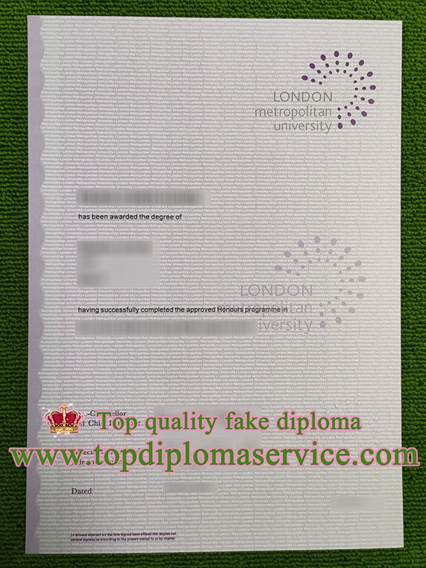 fake London Met diploma, London Metropolitan University degree,