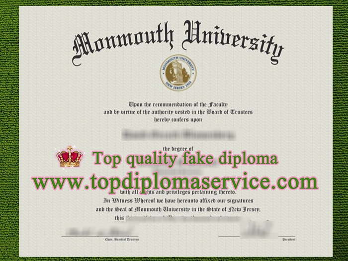 Monmouth University diploma, Monmouth University degree,