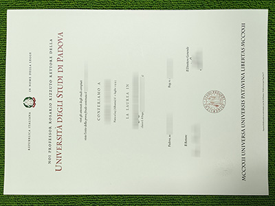 Università degli Studi di Padova laurea, University of Padua diploma,