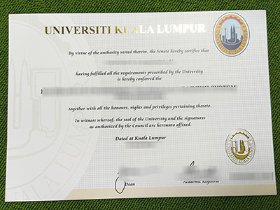 Universiti Kuala Lumpur degree, Universiti Kuala Lumpur diploma,