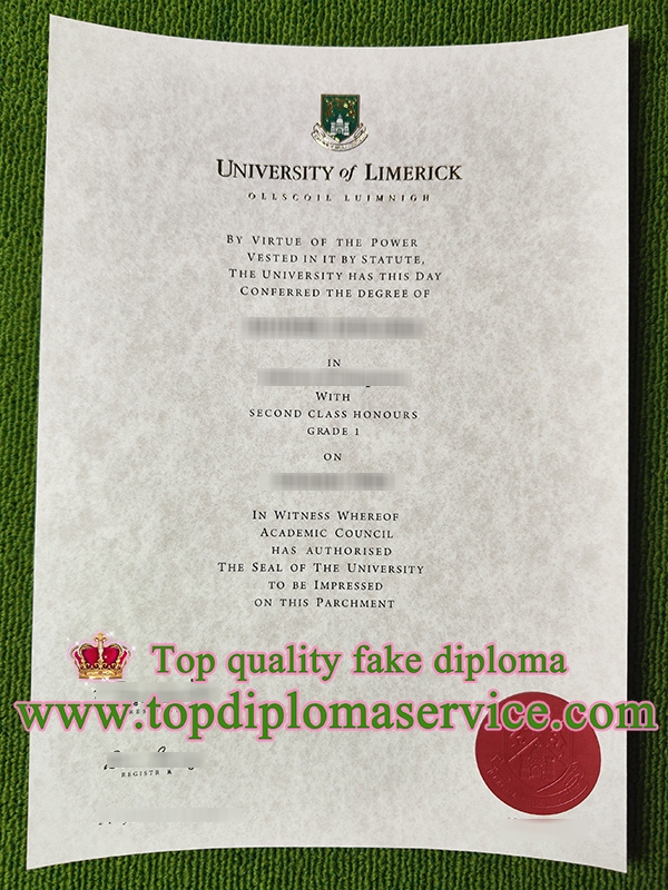 University of Limerick degree, fake University of Limerick certificate,