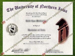 University of Northern Iowa diploma, fake UNI certificate,
