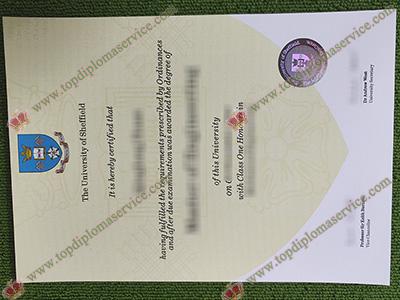 University of Sheffield degree, fake University of Sheffield certificate,