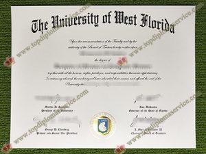 University of West Florida diploma, University of West Florida certificate,