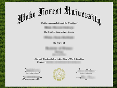 Read more about the article How much is a fake Wake Forest University diploma