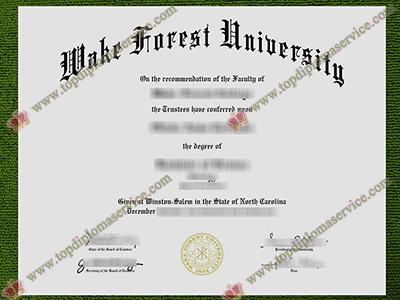 Read more about the article How much is a fake Wake Forest University diploma