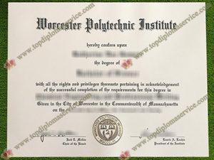 Worcester Polytechnic Institute diploma, Worcester Polytechnic Institute certificate,