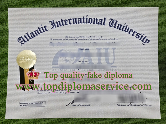 Atlantic International University diploma, Atlantic International University certificate,