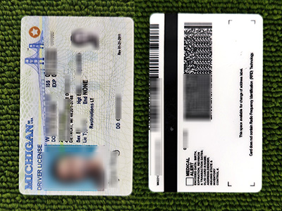 Michigan driver's license, fake driver license,