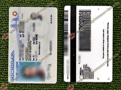 Michigan driver's license, fake driver license,