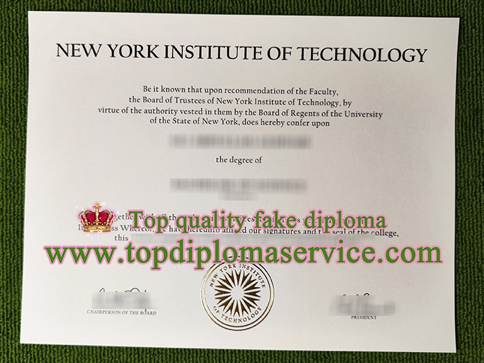New York Institute of Technology degree, fake NYIT diploma,