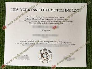 New York Institute of Technology degree, fake NYIT diploma,