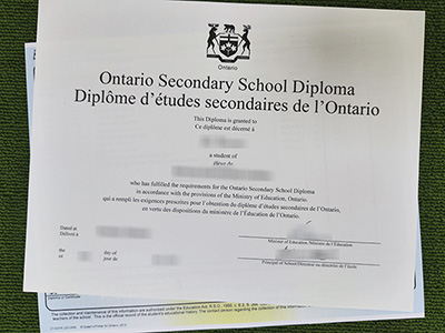 Ontario Secondary School Diploma, fake OSSD diploma,