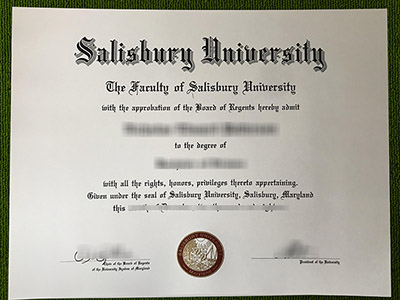 Salisbury University diploma, Salisbury University certificate,