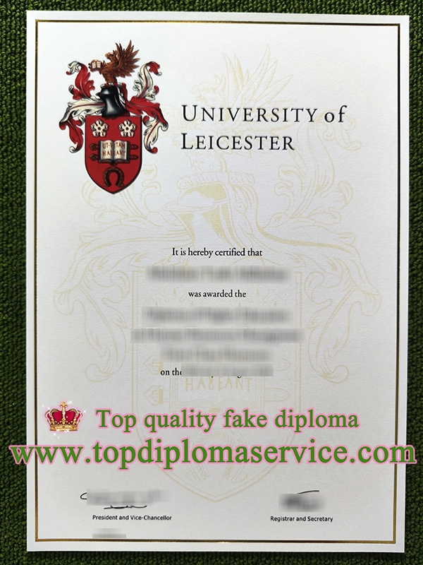 University of Leicester degree, fake University of Leicester diploma,