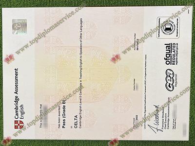 CELTA certificate 2022, Cambridge CELTA certificate,