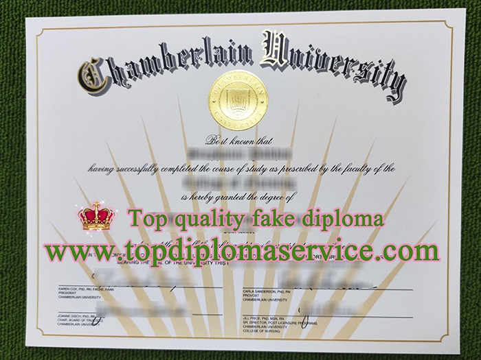 Chamberlain University diploma, fake nursing diploma,