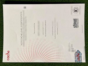 NCFE certificate, NCFE CACHE certificate,