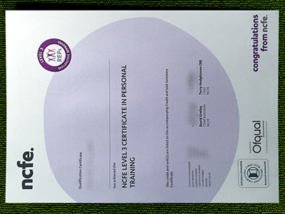 NCFE certificate, NCFE level 3 certificate,