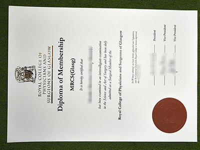 RCPS Glasgow certificate, RCPS Glasgow diploma,