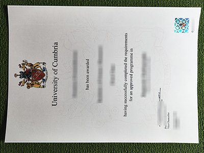 University of Cumbria fake degree, University of Cumbria certificate,