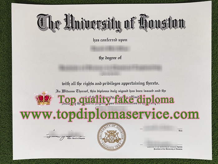 University of Houston fake diploma,