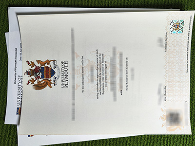 University of Plymouth degree, University of Plymouth diploma,